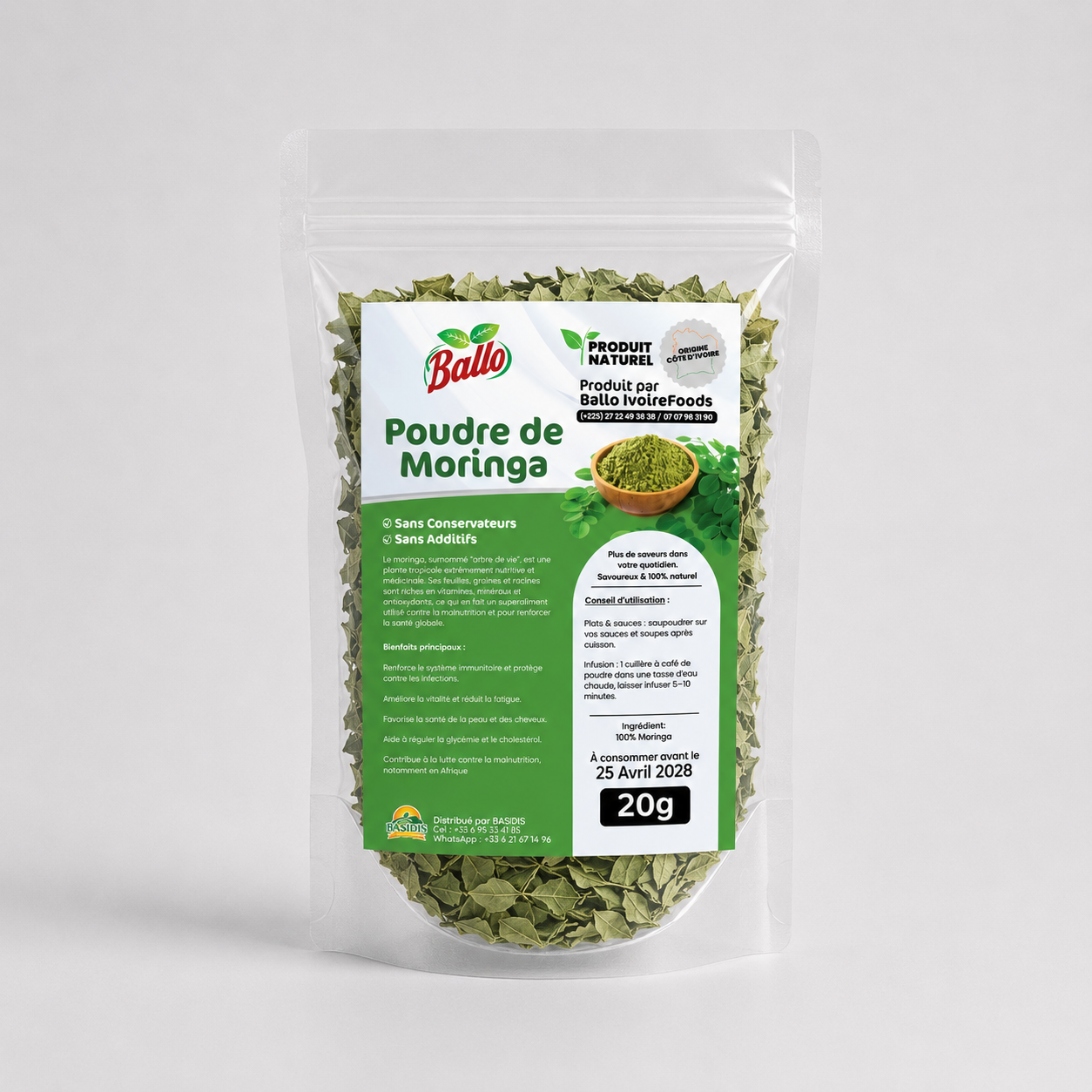 Feuilles de Moringa